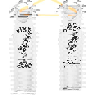 Horses Are My Spirit Animal Horse Lover Tank Top - Monsterry