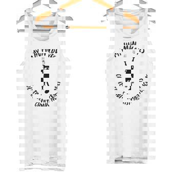 My Human Loves Collectible Christmas Nutcrackers Cat Lover Tank Top Tank Top - Monsterry