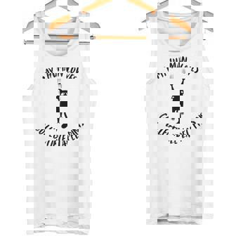 My Human Loves Collectible Lapel Pins Cat Parent Hobby Tank Top Tank Top - Monsterry