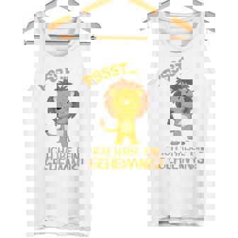 Ich Habe Ein Geheimnis Ich Werde Ein Großer Bruder Löwen German Langu Tank Top - Geschenkecke