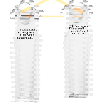 If It's A Symbol To Hell With It Religious Catholic Quote Tank Top - Monsterry