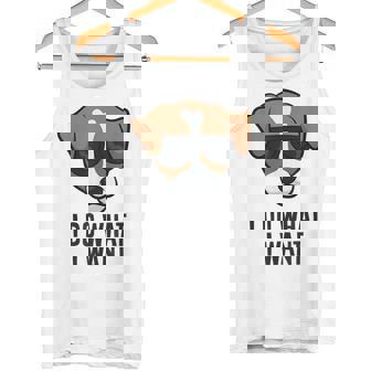 Jack Russel I Do What I Want Jack Russell Terrier Tank Top - Monsterry