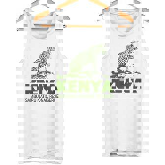 KENYA Africa Samburu Reserve African Safari Leopard Tank Top Tank Top - Monsterry