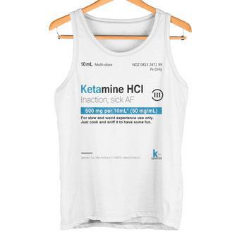 Ketamine Hci Keta Trip Rave Festival Techno Tank Top - Geschenkecke