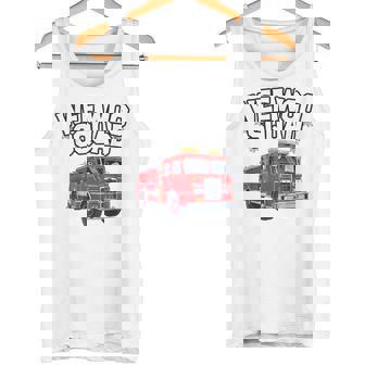 Kids Weewoo Squad Fire Truck Lover Halloween Costume Tank Top - Monsterry