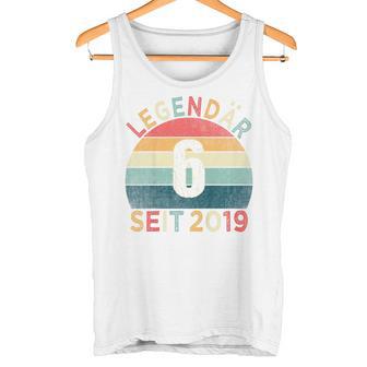 Kinder 6 Geburtstag Legendär Seit 2019 Jahrgang 6 Jahre Alt Tank Top - Geschenkecke