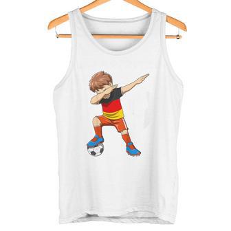 Kinder 9 Geburtstag Fußball Deutschland 9 Jahre Junge Geschenk Tank Top - Geschenkecke