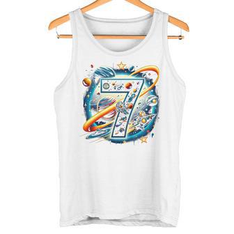 Kinder Astronaut 7 Geburtstag Weltraum Jungen 7 Jahre Raumschiff Tank Top - Geschenkecke