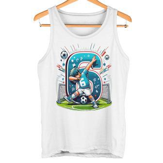 Kinder Fussball Geburtstag Junge 6 Jahre Party Motiv Tank Top - Geschenkecke