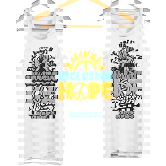 Kindness Peace Equality Love Inclusion Diversity Sunflower Tank Top - Monsterry
