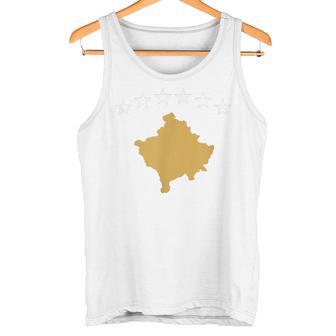 Kosovo Flag Nation Cosovaria Supporter Kosovo Blue Tank Top - Geschenkecke