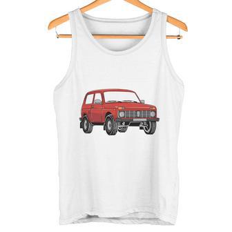 Lada Niva 4X4 Todoterreno Todoterreno Rusia Urss Manga Larga Camiseta sin mangas - Regaloses