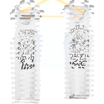 Last Trail Before The Veil Bride Camping Bachelorette Tank Top - Monsterry