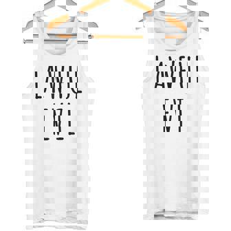 Lawful Evil Meme Tank Top - Monsterry
