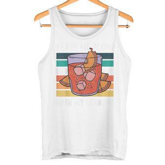 Leave Me Aloni With My Ni Italian Cocktail Ni Gray Tank Top - Geschenkecke