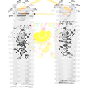 Let's Fiesta Dabbing Taco Mexican Cinco De Mayo Fiesta 2021 Tank Top - Monsterry
