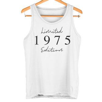 Limited Edition 1975 Birthday 1975 Born 1975Intage Blue Tank Top - Geschenkecke