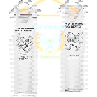Los Angeles Tennis Club Athletics California Preppy Racquet Tank Top Tank Top - Monsterry