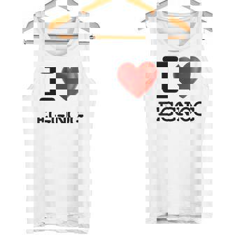 I Love EGGNOG Drink Beverage Heart T Shirt Tank Top - Monsterry