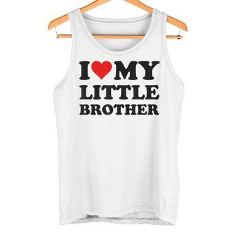 I Love My Little Brother Tank Top - Geschenkecke