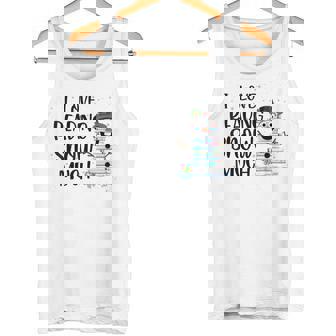 I Love Reading Snow Much Christmas For Book Lovers & Reader Tank Top - Monsterry