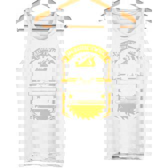 Measure Twice Cut Once Force Fit Carpenter Manual Labor Tool Tank Top - Monsterry