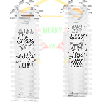 Merry Christmas Animal Filthy Ya Family Pajamas Tank Top - Monsterry