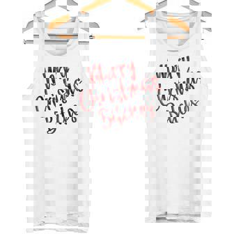 Merry Christmas Bitches Adult Humor Xmas Holiday Tank Top - Monsterry