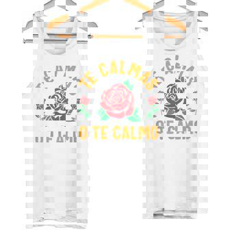 Mexicana Cottagecore Te Calmas O Te Calmo Rose Floral Morena Tank Top - Monsterry