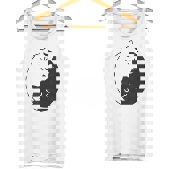 Motif Chat Yin Et Yang Symbole D'équilibre De Paix Débardeur e - Cadeauxyz