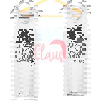 Mr And Ms Claus Couples Matching Christmas Pajamas Santa Tank Top - Monsterry