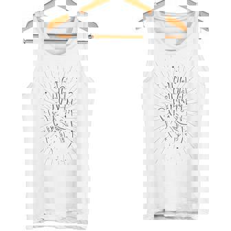 Mystical Symbol Palm Reading Sacred Palmistry Psychic Tank Top Tank Top - Monsterry