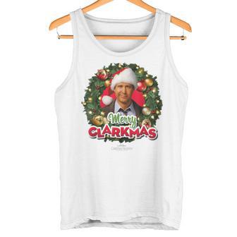 National Lampoon's Christmasacation Merry Clarkmas Blue Tank Top - Geschenkecke