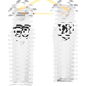 Nerd Emoticon Con Gafas Camiseta sin mangas - Regaloses