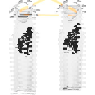 Newfie Mom Newfoundland Dog Silhouette Tank Top - Monsterry