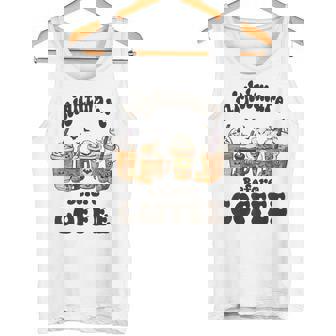 Nightmare Before Coffee Pumpkin Horror Nights Halloween Tank Top - Monsterry