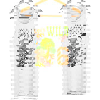 Niños 6 Años Zoológico Cumpleaños Safari Selva Animal 6º Cumpleaños Camiseta sin mangas - Regaloses