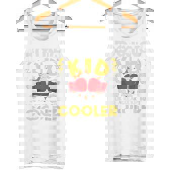 Niños Boxeo Kid Como Un Niño Regular Pero Más Fresco Boxeador Kickboxing Camiseta sin mangas - Regaloses