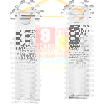 Niños Ocho Años De Ser Impresionante 8 Años 8 Cumpleaños Camiseta sin mangas - Regaloses