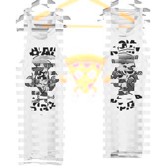 No Pain No Pizza Lover Workout Gym Citas Gimnasio Fitness Camiseta sin mangas - Regaloses