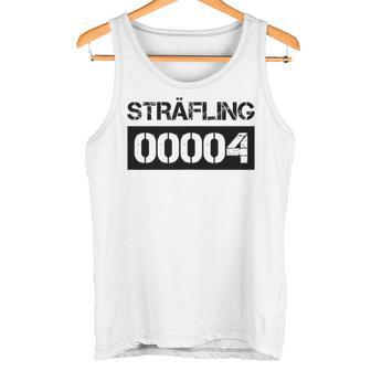 Orange Prisoner Fancy Dress Group Prisoner Costume Carnival Orange Tank Top - Geschenkecke