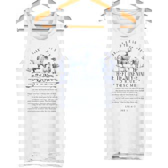 Parable Of The Lost Sheep Christian Cottagecore Lamb Luke 15 Tank Top - Monsterry