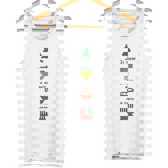 Peace On Earth Multicultural Holiday Diversity Symbols Tank Top - Monsterry