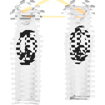 Peace Symbole De La Paix En Noir Débardeur e - Cadeauxyz