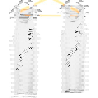 Piano Keys DNA Piano Musician Double Helix Tank Top - Monsterry