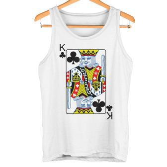 Playing Card King Of Clubs I Cross King S Tank Top - Geschenkecke