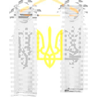 President Wolodymyr Zelensky Ukraine Golden Trident Tank Top - Geschenkecke