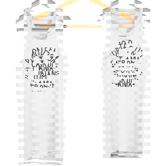 Promoted From Cat Grandma To Human Grandma Cute Letter Shirt Tank Top - Monsterry