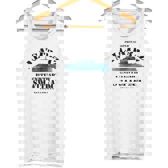 Property Of Alcatraz Retro Swim Team T-Shirt Tank Top - Monsterry
