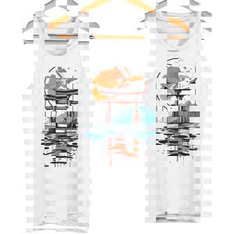 Puerta Torii Japón Japonés Divertido Genial Divertido Dios Camiseta sin mangas - Regaloses